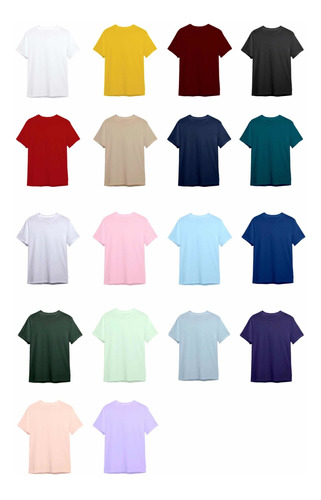 Conjunto Camisas Corte Basico Colores Casuales Pack 2 Pz