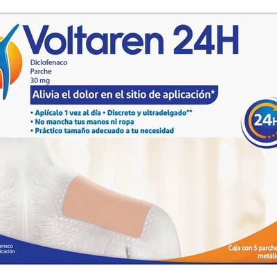 Voltaren 24 H 30 Mg Caja C\u002F5 Parches - Glaxosmithkline méxico, s.a. de c.v. | MercadoLibre