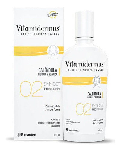 Vitamidermus Leche De Limpieza Facial Caléndula 180ml