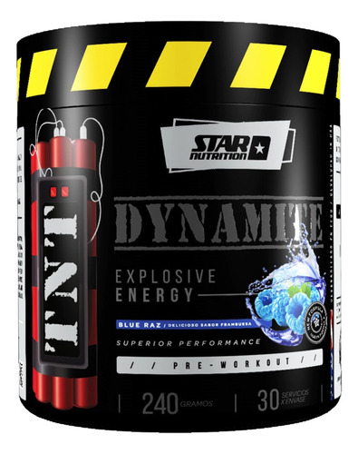 Tnt Dynamite 240 Gr Star Nutrition Pre Entreno Explosive