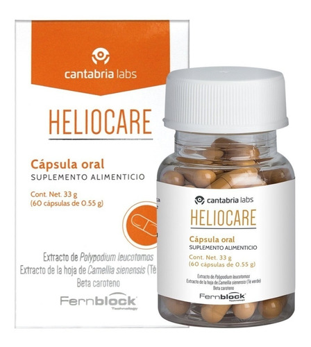 Heliocare Oral 60 Cápsulas Protección Solar