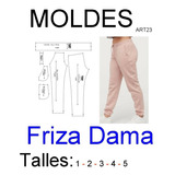 Moldes Patrones Para Ropa Pantalón De Dama Tela Friza