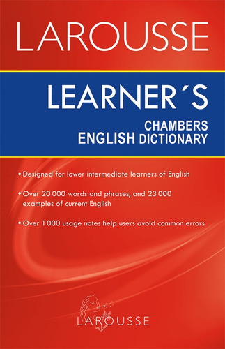 Learner's Chambers English Dictionary, De Higgleton, Elaine. Editorial Larousse, Tapa Blanda En Inglés, 1999