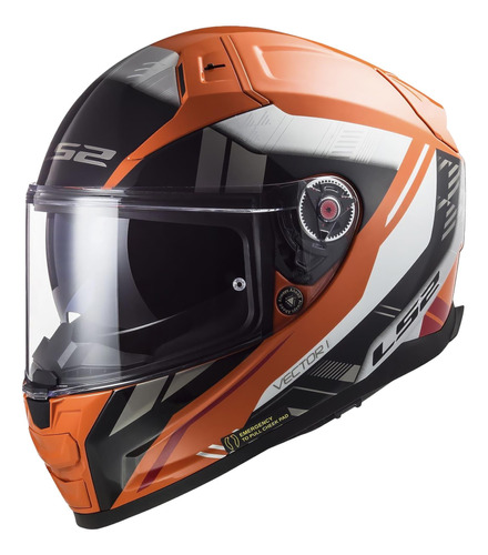 Casco Moto Ls2 Ff811 Vector Ii Stylus Certificado Ece 2206