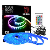 Tira De Luz Led Rgb Sumergibles Para Piscinas 24v, 10m,ip68