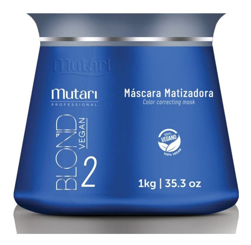 Máscara Matizadora Mutari Blond Vegan 1 Kg