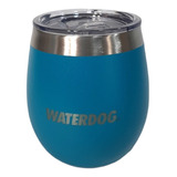 Copon Vaso Mate Con Tapa Waterdog 240ml Térmico Acero Inox.