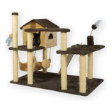 Playground Arranhador Modular Casa Grande Gato Sisal Gatil