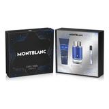 Kit Perfume Hombre Montblanc Explorer Ultra Blue Edp 100 Ml
