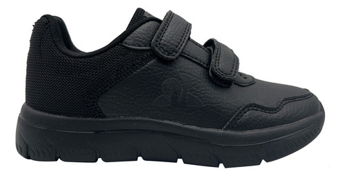 Zapatilla Le Coq Sportif Track Cadet Black Negro Niño