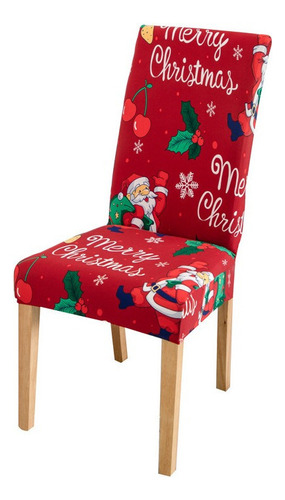 6 Fundas Sillas Comedor Asiento Navideños Santa Decoración