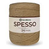 Barbante Spesso 24 Fios - Bege - Euroroma - 1kg | Crochê