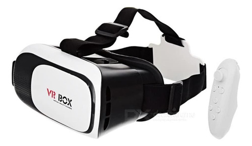 Óculos De Realidade Virtual 3d Vr Box Com Controle Bluetooth