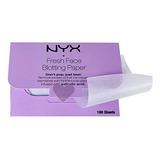 Nyx Cosmetics, Papel Secante Para Rostro Fresco, 100 Hojas