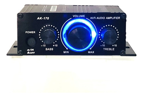 Amplificador De Audio Mini Amplifier Ak-170 Amplifier 12v Du