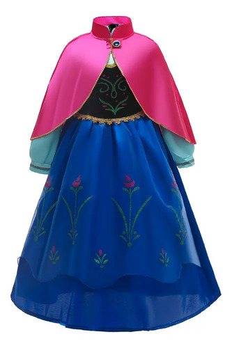 Disfraz De Princesa Elsa For Niña, Vestido De Halloween, Cu | Meses sin interés