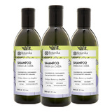 Pack X 3 Shampoo Caída Del Pelo Botanika X 350 Ml Vegano 