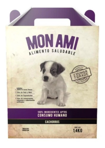 Alimento Saludable Para Perros Cachorros Mon Ami X 1,4 Kg