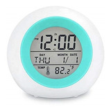 Reloj Despertador Digital Para Niños Toota Azul