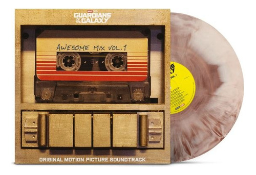 Guardians The Galaxy Awesome Mix Vol 1 Soundtrack Lp Vinyl Versión Del Álbum Lp Color