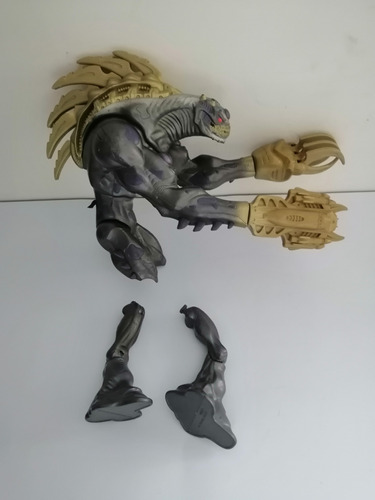 Max Steel Elementor Metal Garra  Gris Dorado 2004 Toy  Figur