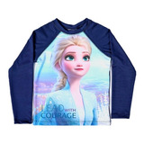 Remera Uv Manga Larga Frozen Proteccion Solar Disney ®