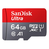 Tarjeta De Memoria Micro Sd Sandisk Ultra 64gb 140mb/s
