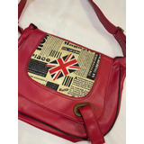 Cartera Morral Roja Ingles