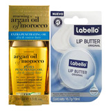 Labello Lip Butter Original 19ml + Aceite De Argán 100ml 