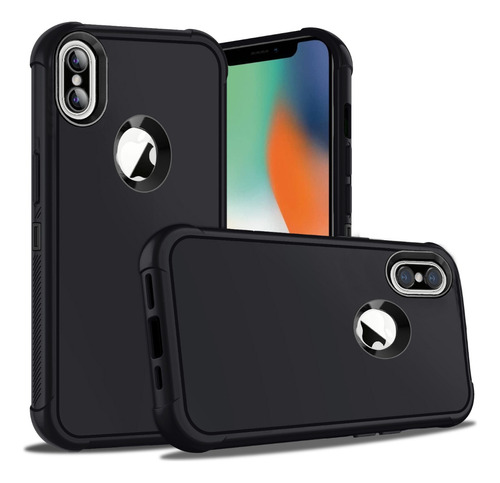 Funda Para iPhone Protección Militar Tres Piezas Antishock