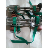 Patines Extensibles De Metal.23 Cm. Con Frenos.