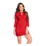 Blusa Para Mujer Con Bordado Color Rojo 809-75