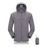 Rompevientos Deportiva Semi Impermeable Chaqueta Cazadora