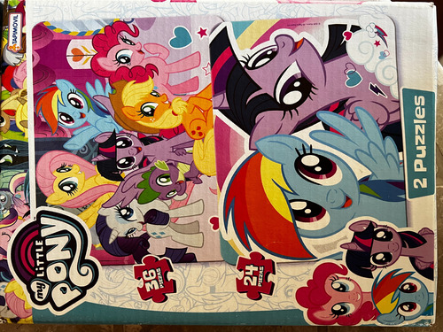 Pack X 2 Puzzles My Little Pony 24 Y 36 Piezas  Rompecabezas