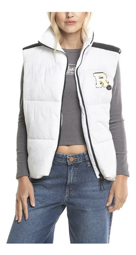 Rusty Dune Puffer Vest Ld Campera Chaleco Mujer