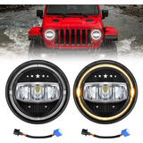 Faros Delanteros Led De 7.0 in Para Jeep Wrangler Jk Lj Tj C