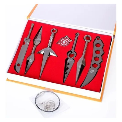 Set De Armas De Metal Kunai Shuriken R De Naruto Anime Acces