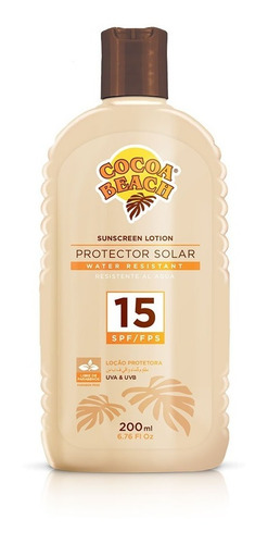 Protector Solar 15 Fps 200ml Cocoa Beach 