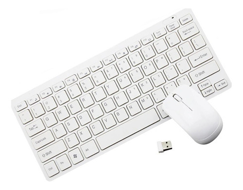 Combo Teclado Mouse Mini Para Pc Inalambrico K-03