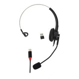 Diadema Auricular Callcenter Tipo C Microfono Flexible Otg 