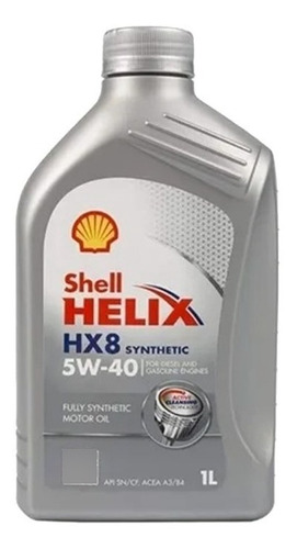 Lubricante Shell Helix Hx8 5w40 Sintetico 1 Litro