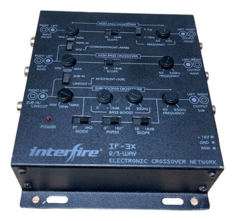 Interfire If-3x 2/3 Way Electronic Crossover Network **f Ccg