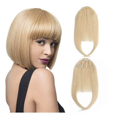 Pinza De Pelo Natural De 20cm En Beige Con Flecos #613