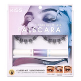 Kit De Pestañas Postizas Kiss Falscara Lengthening Wisps