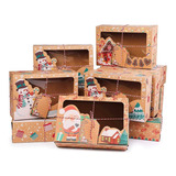 Cajas De Regalo De Galletas Dulces De Navidad, 12 Piezas