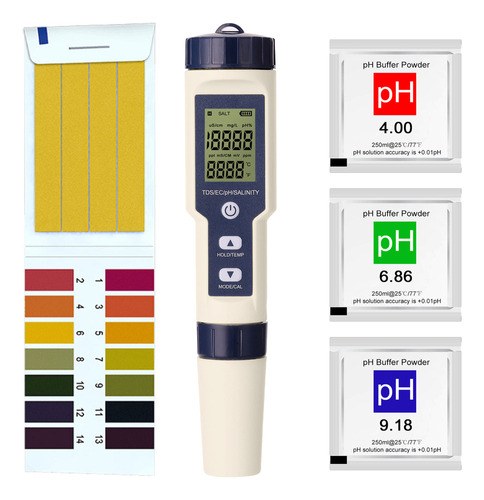 Medidor De Prueba Multiparamétrico Profesional 5 En 1