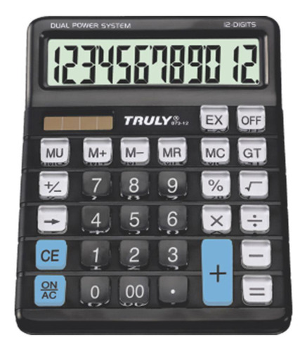 Calculadora De Mesa 12 Dígitos 873-12 Truly