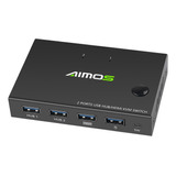 Aimos Am-kvm201cc 2 Puertos Hdmi Kvm Soporte 4k*2k @30hz