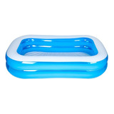 Piscina Inflable Plástico 2  Anillos Piscina Rectangular