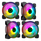 Ventilador Argb Gamemax Fn-12rainbow-d De 4 Ventiladores